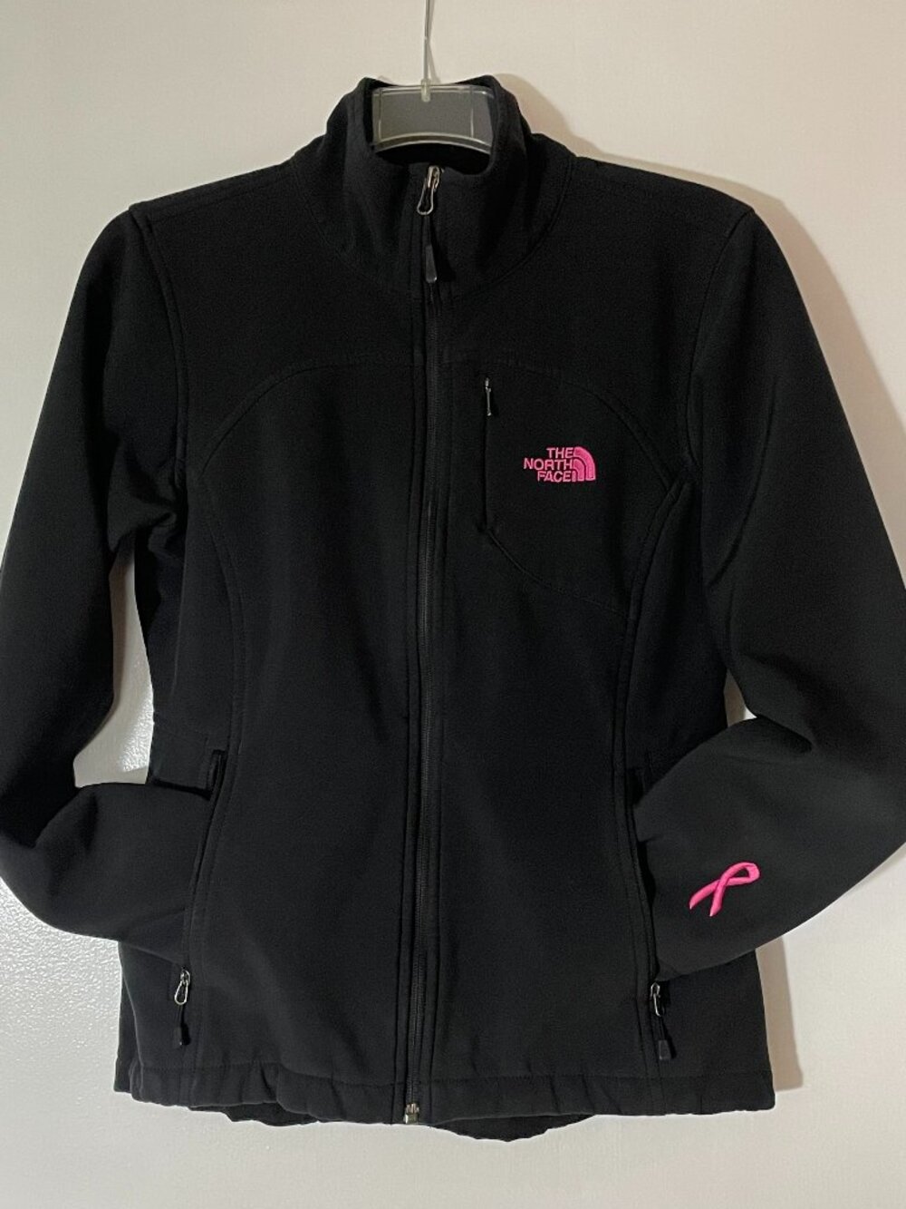 The North Face Women’s Full Zip Fleece Jacket – Size Small, Pink Ribbon Edition